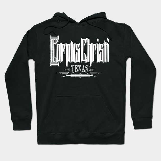 Vintage Corpus Christi, TX Hoodie by DonDota